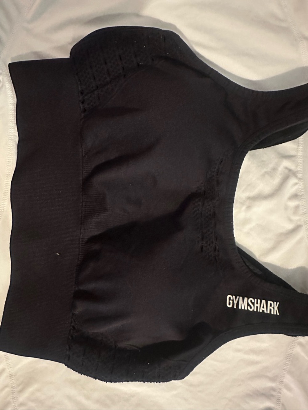 Gymshark Black Supportive Seamless Sports Bra